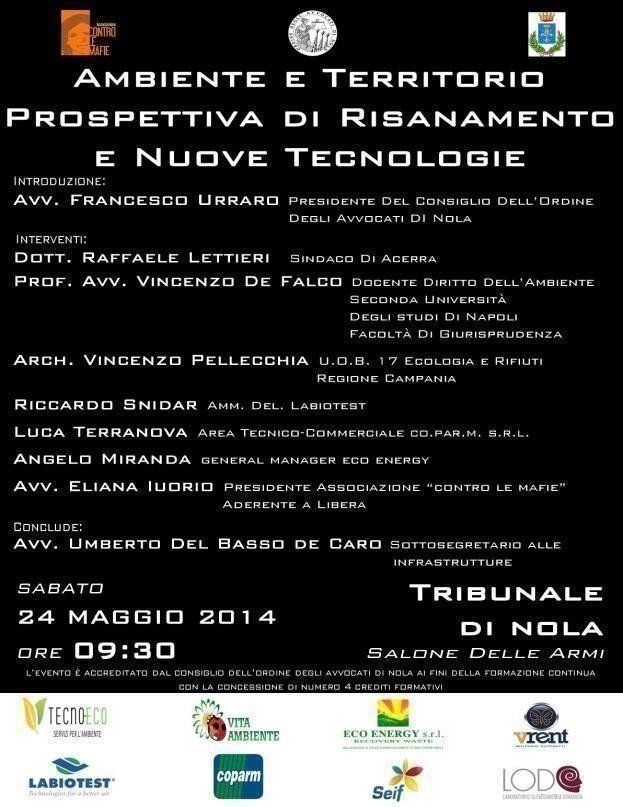 Incontro su ambiente e territorio