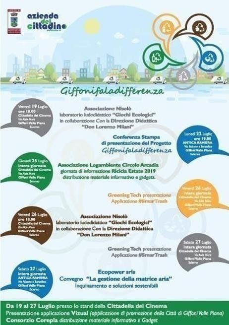 Raccolta differenziata al Giffoni