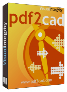 Open and Edit PDF drawings with pdf2cad v11