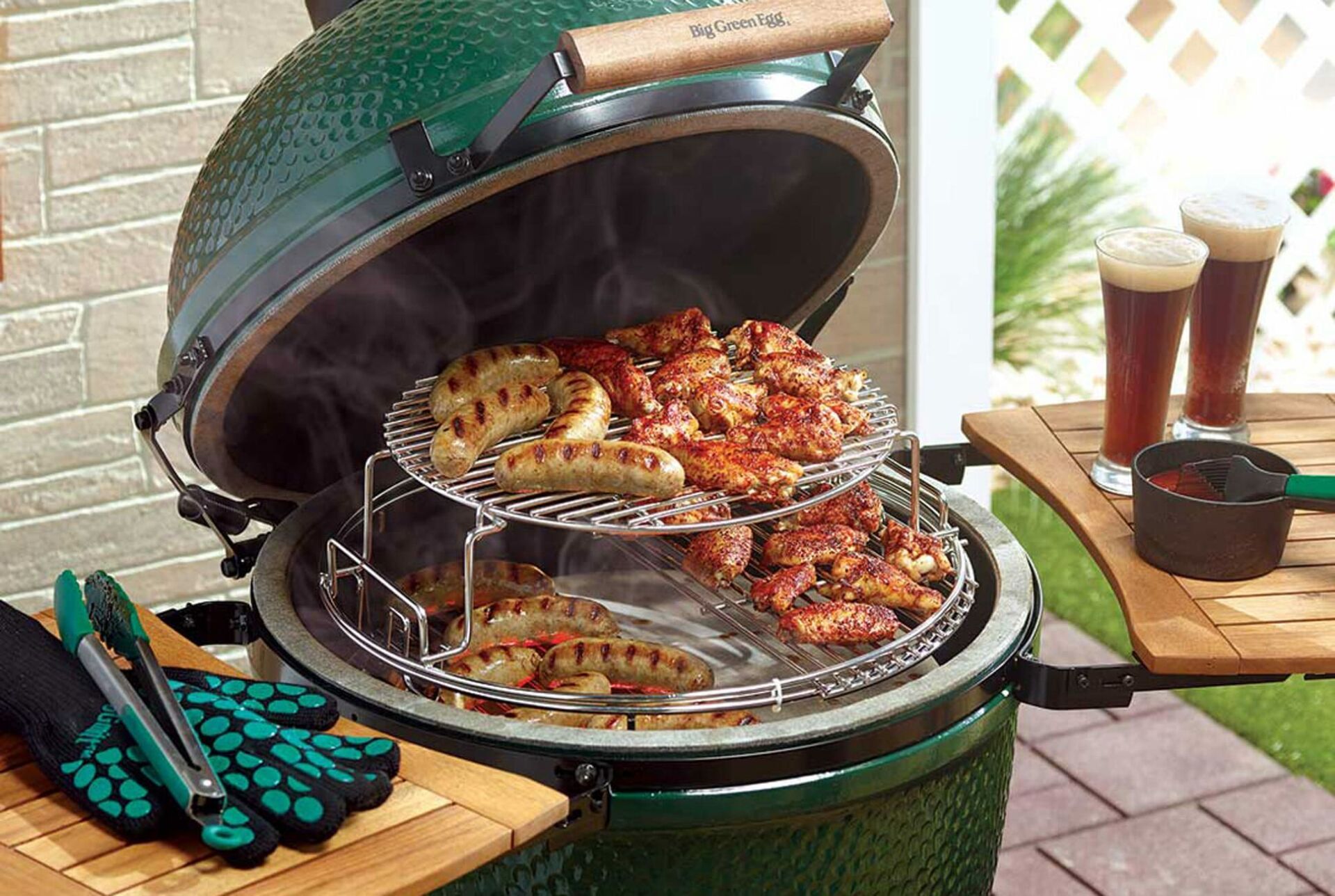 The Ultimate Backyard Culinary Experience: The Big Green Egg Large Charcoal Grill