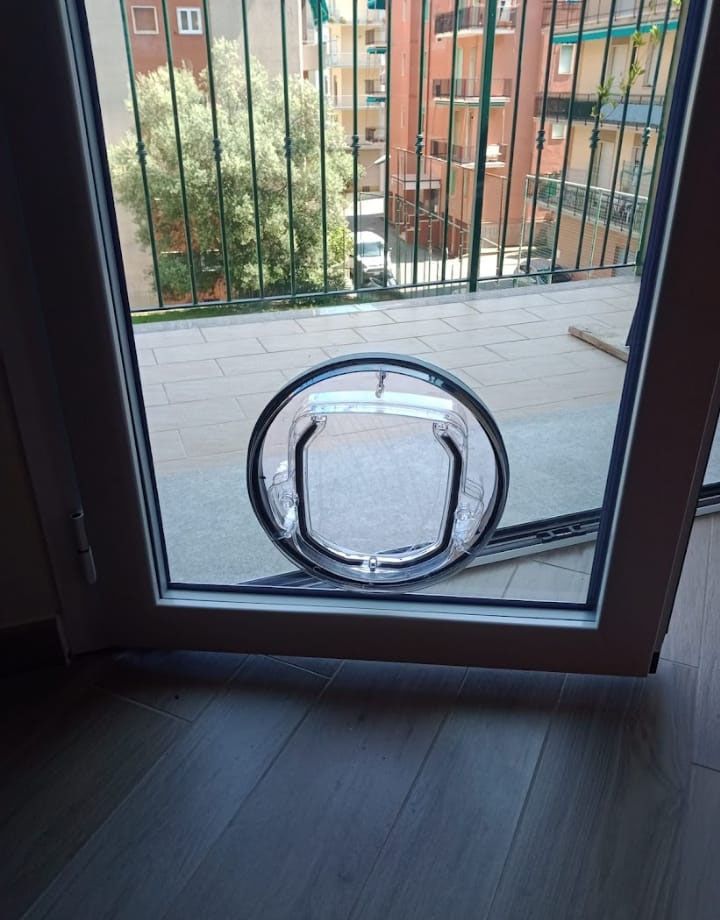 Buco vetro passagatto