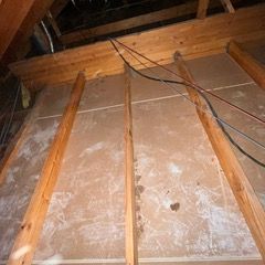 Attic insulation removal 1