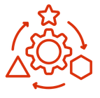 Gears and Shapes Icon