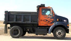 Home and Business delivery dump truck.