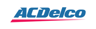 The acdelco logo is blue and red on a white background.