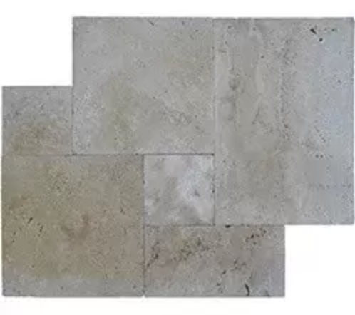 Ivory tumbled french pattern tile — Jacksonville, FL — Stonecore