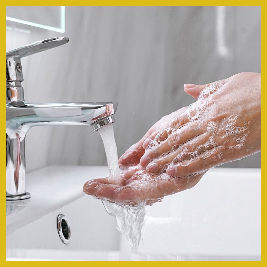 washing hand