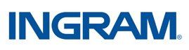 The word ingram is written in blue on a white background.