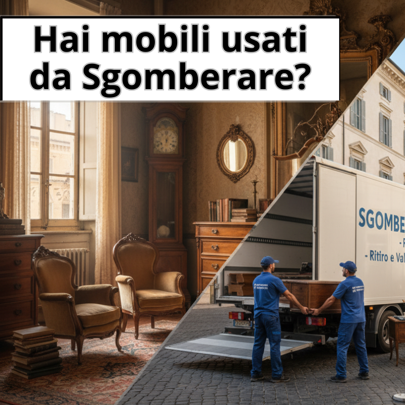 Ritiro mobili antichi da restaurare. sgomberi.eu
