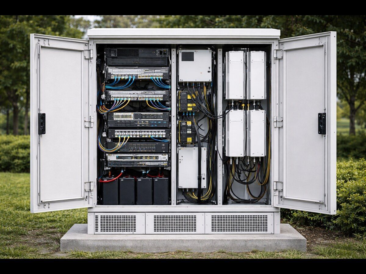 What is the difference between a server cabinet and a network cabinet?