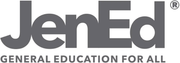 JenEd logo with gray text and the tagline “GENERAL EDUCATION FOR ALL” beneath it.