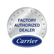 We are a Carrier Factory Authorized Dealer