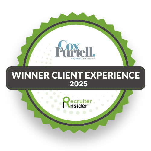 Recruiter insider logo of winner client experience 2025