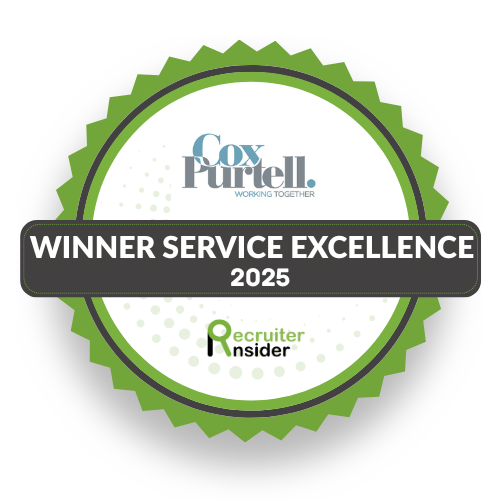 Recruiter insider logo of winner service excellence 2025