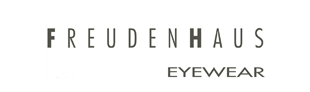Ein Logo für Freudenthal Eyewear auf weißem Hintergrund