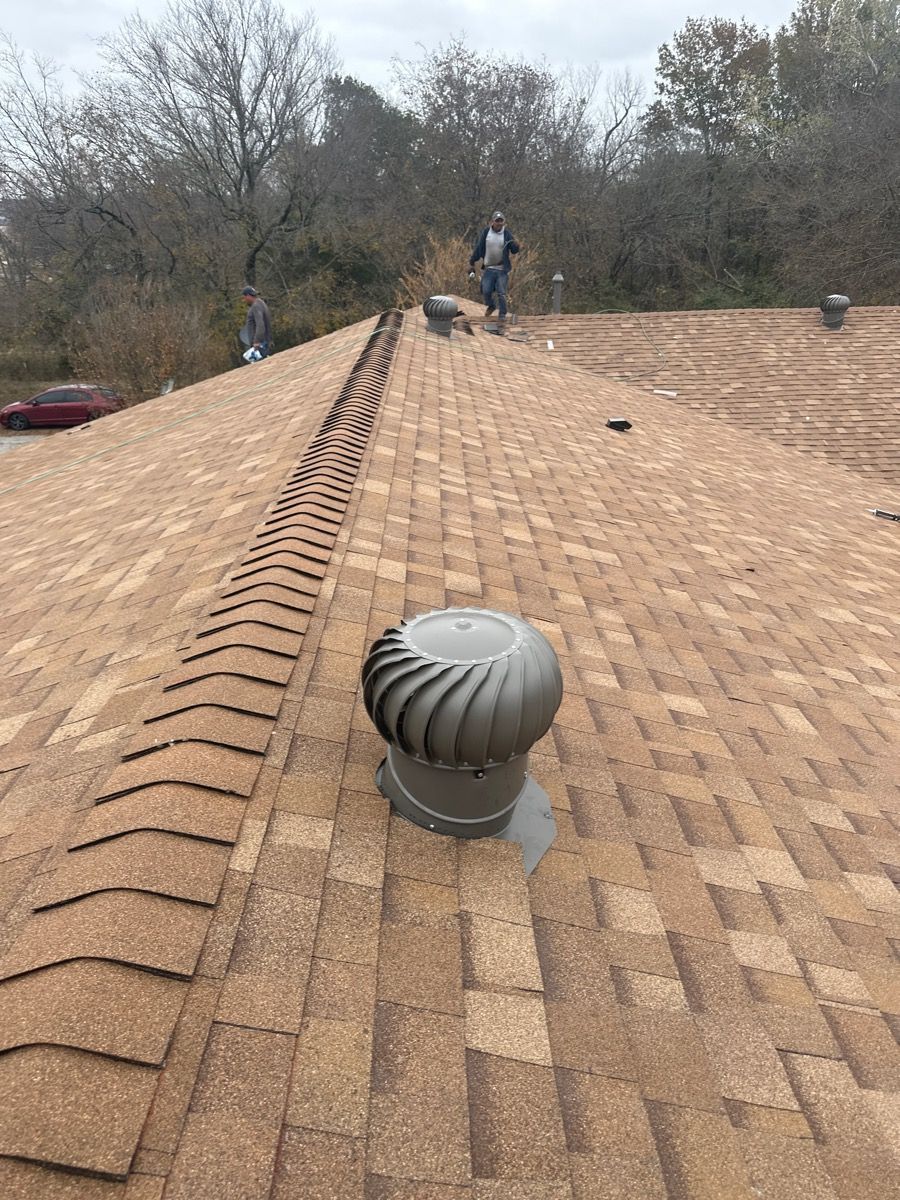 asphalt shingle roofing project The Amish Roofer (940) 278-8299
