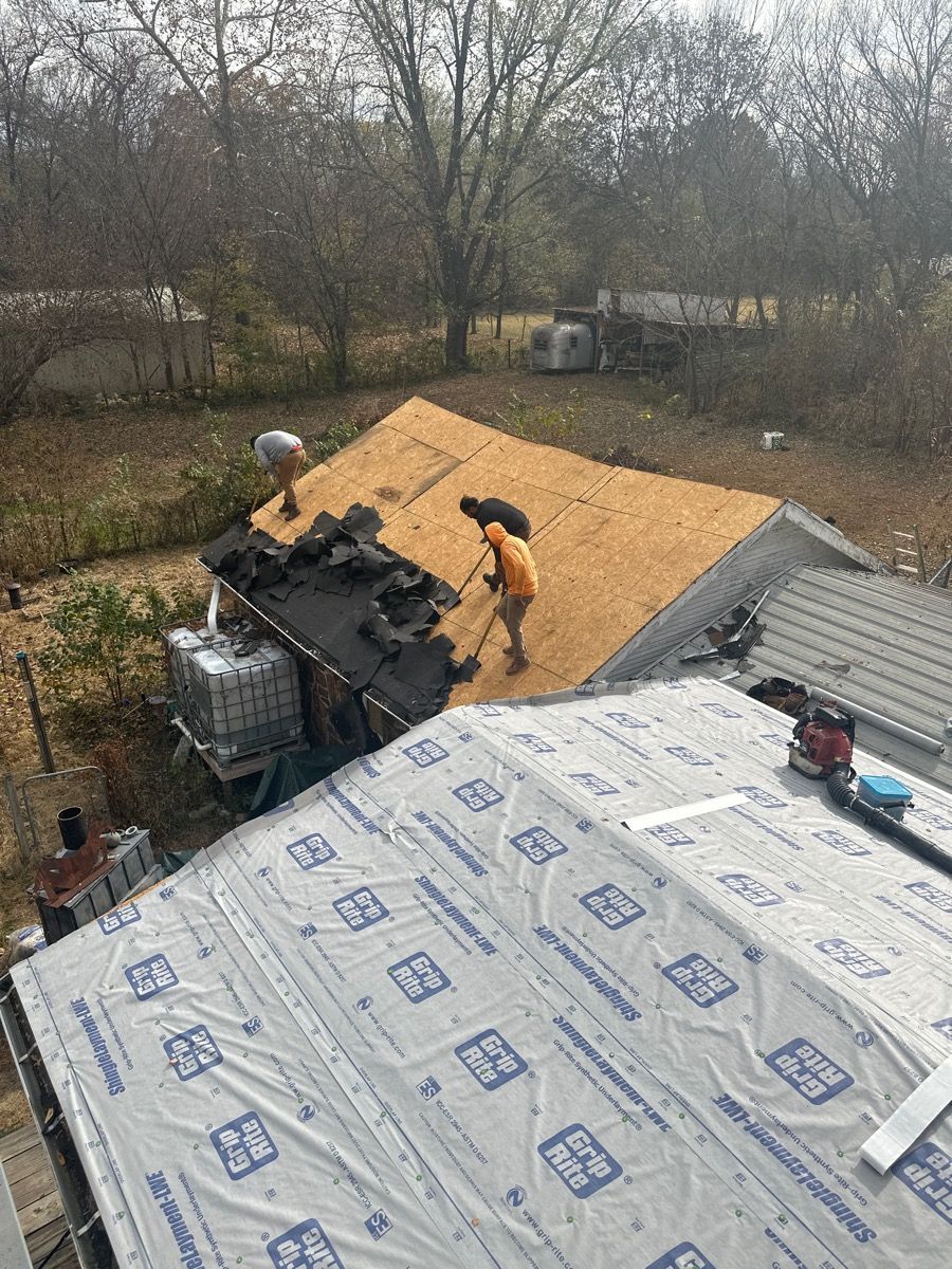 roof replacement project The Amish Roofer (940) 278-8299