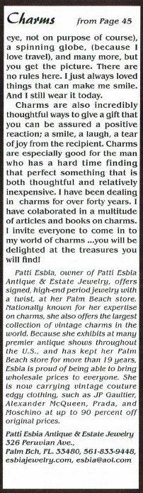 Estate Jewelry — Vintage Charms Page 3 in Palm Beach, FL