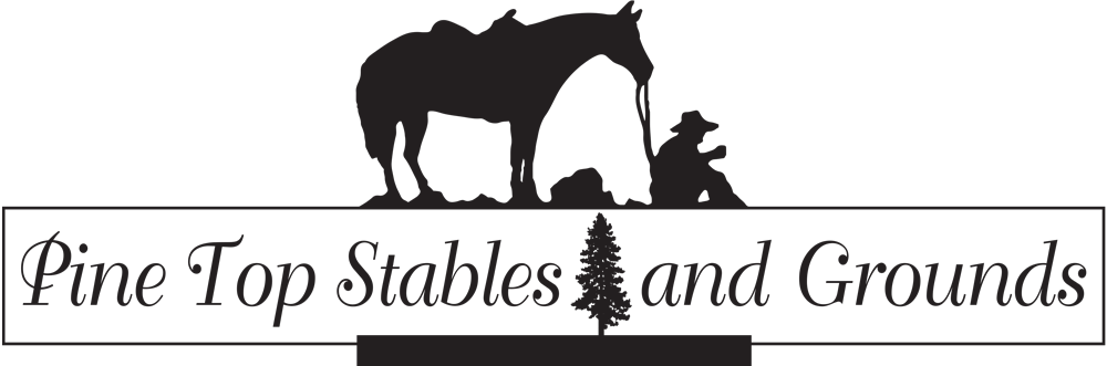 The logo at Pine Top Stables and Grounds in Nacogdoches, TX