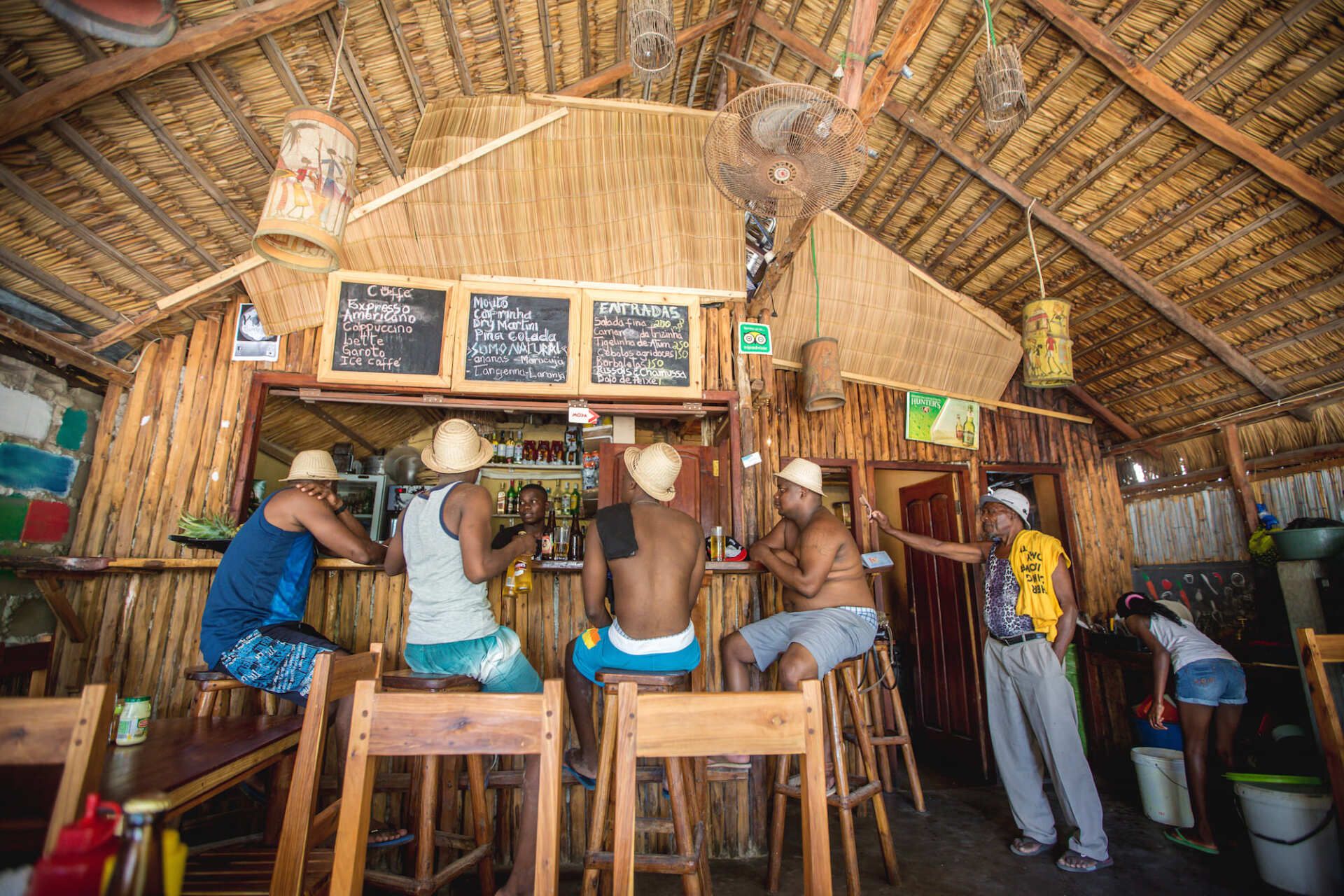 people dinging at tofo local restaurant