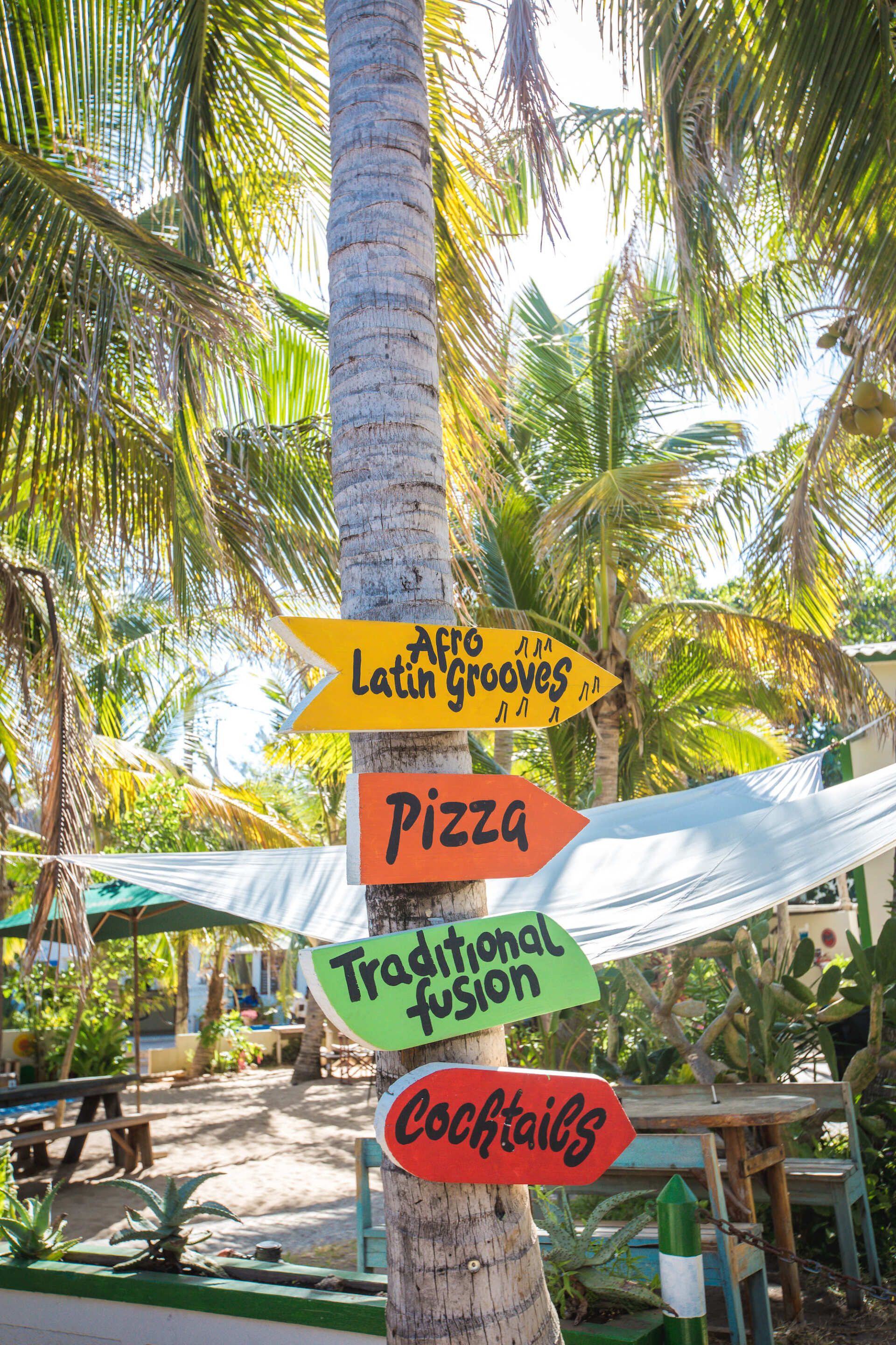 Dining out at tofo beach