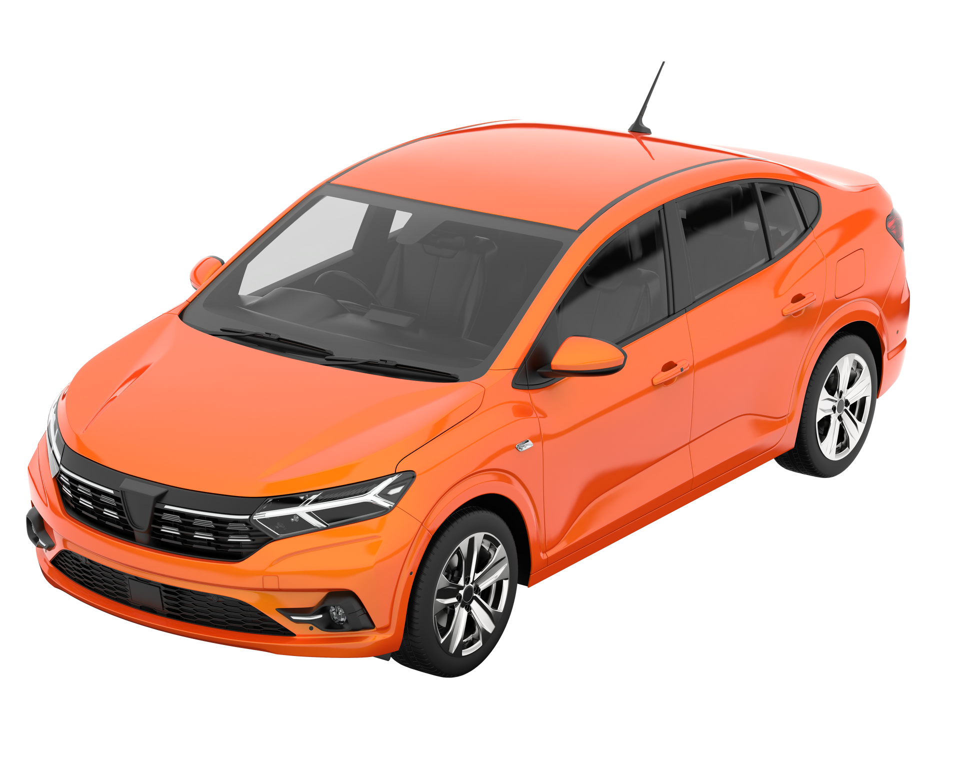 auto arancio sportiva