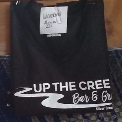 A black bag that says 