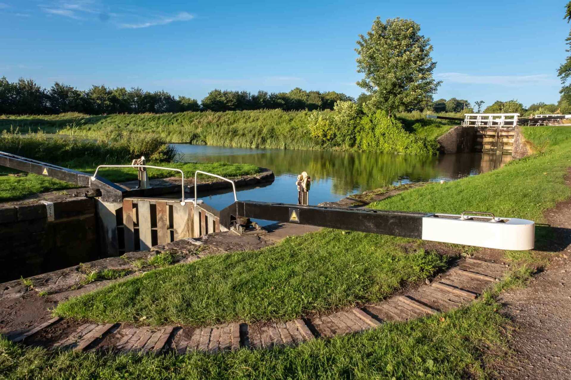 Two Of The Caen Hill Canal Locks — Fort Wayne, IN — Adams Landscape Management Inc