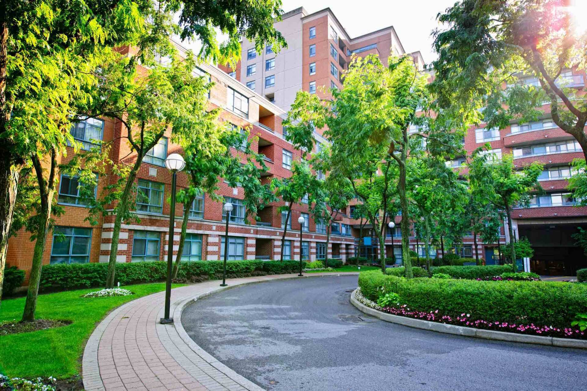 Condo Building And Driveway — Fort Wayne, IN — Adams Landscape Management Inc