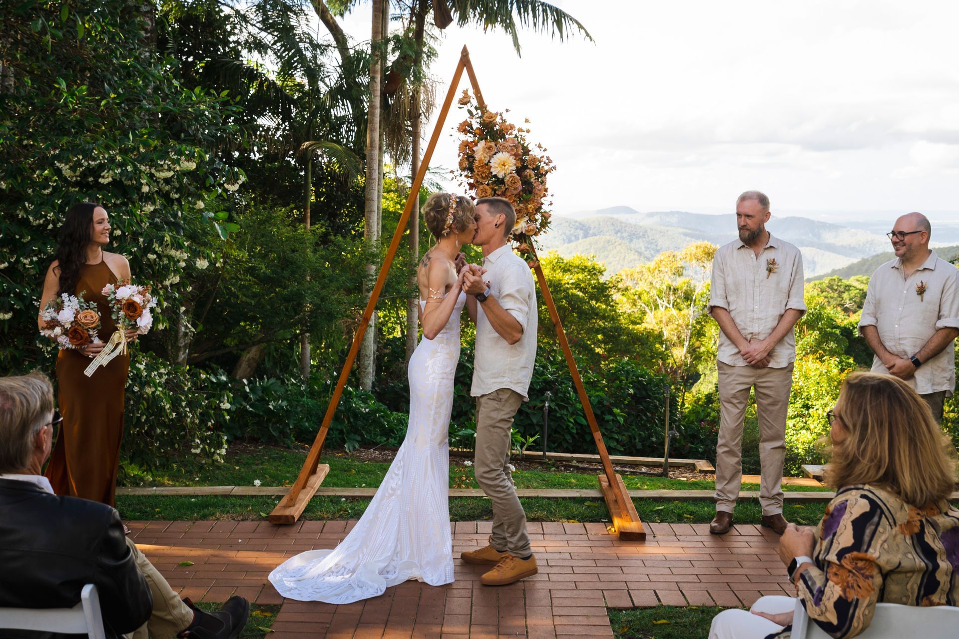 St Bernards Wedding Ceremony, Tamborine Mountain