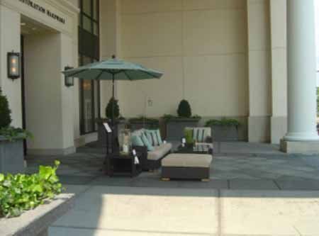 Commercial Concrete Patio With Chairs — Cincinnati, OH — The Gertz Company