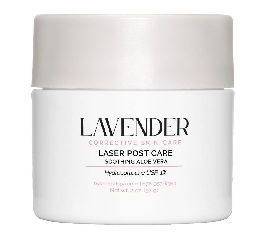 Lavender corrective skin care laser post care soothing aloe vera