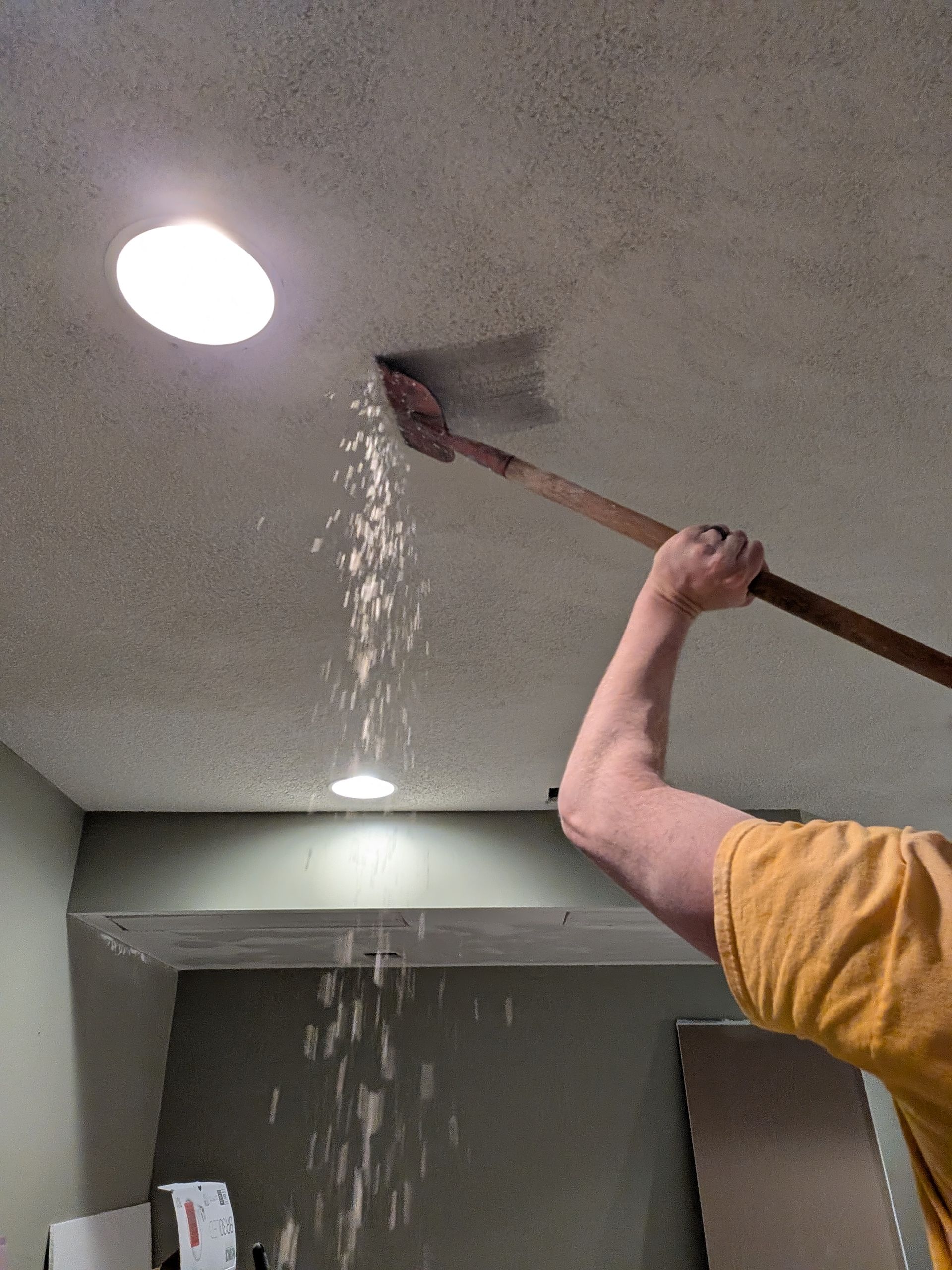popcorn ceiling removal