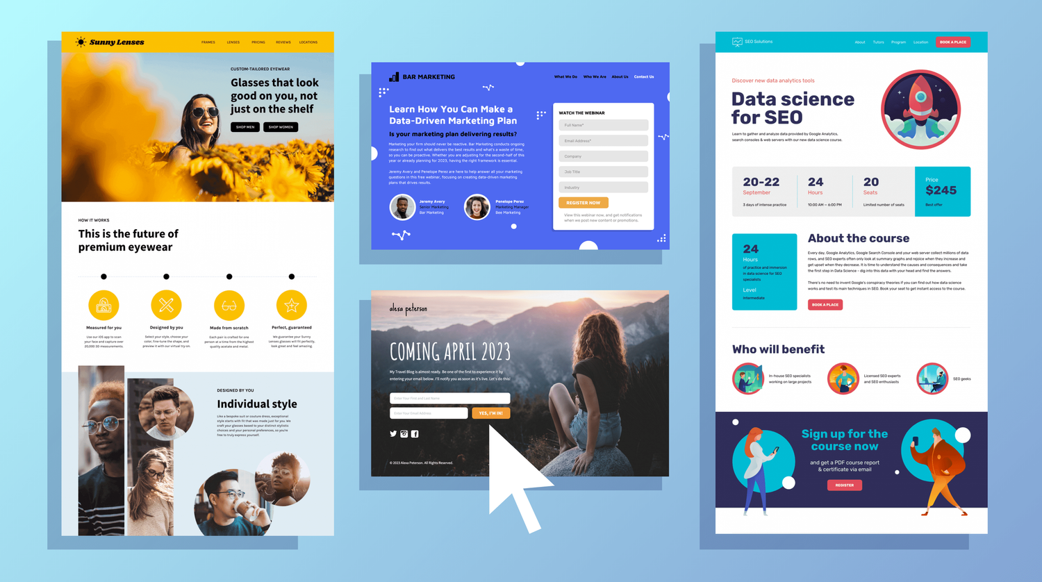 Page de vente