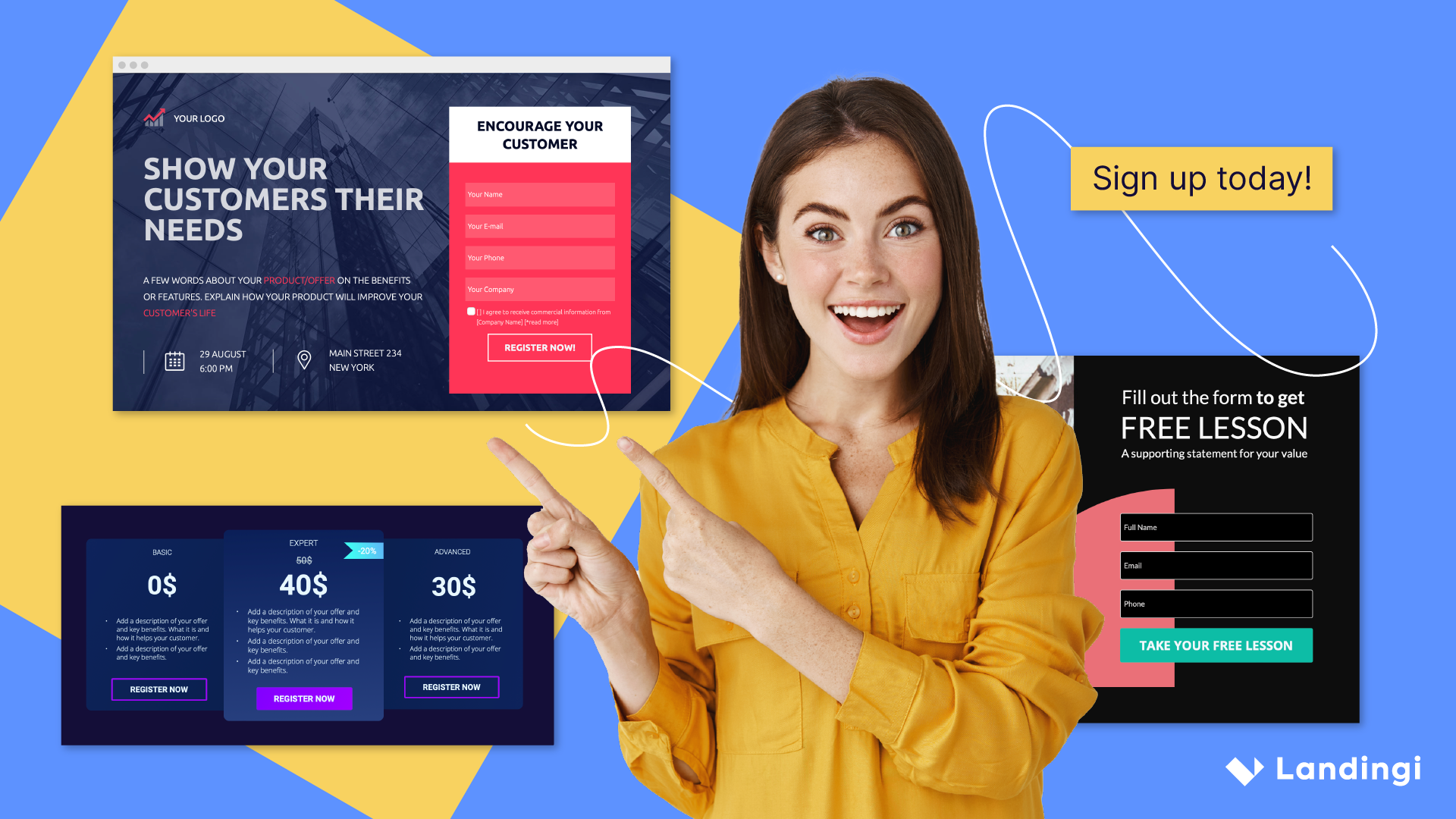 Page de vente contre landing page