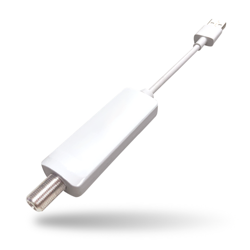 A white device with a cable attached to it