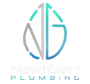 Logo for NextGen Plumbing: Drop shape with "NG" inside. Text below says "NextGen Plumbing."