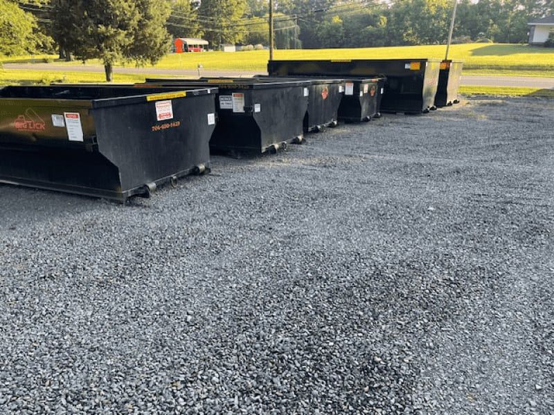 Big Lick Dumpster Rentals has a variety of sizes of dumpsters - perfect for any clean-out job in Oakboro, NC.