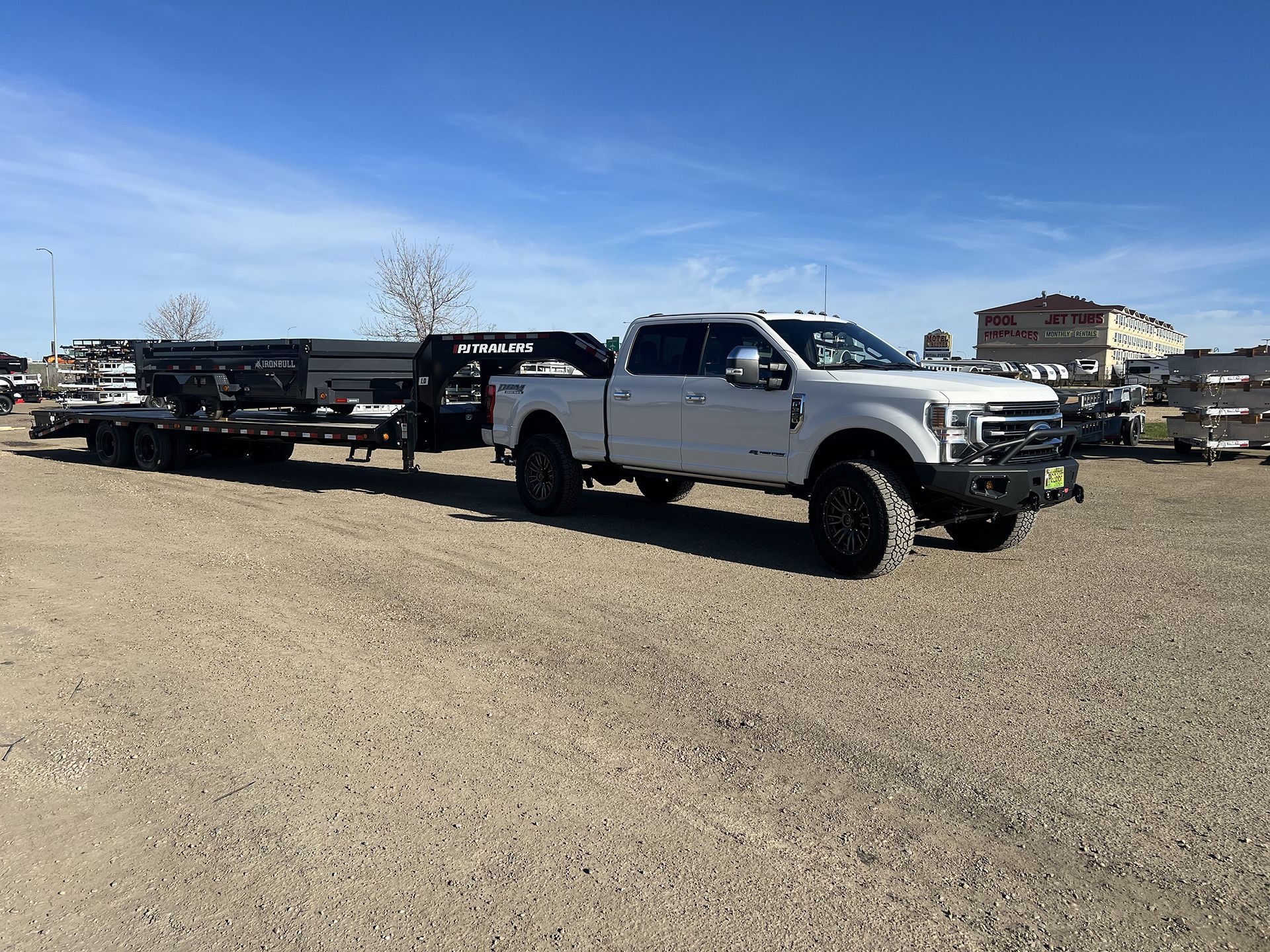 Pickup Truck Trailer on Duty - DBM Automotive