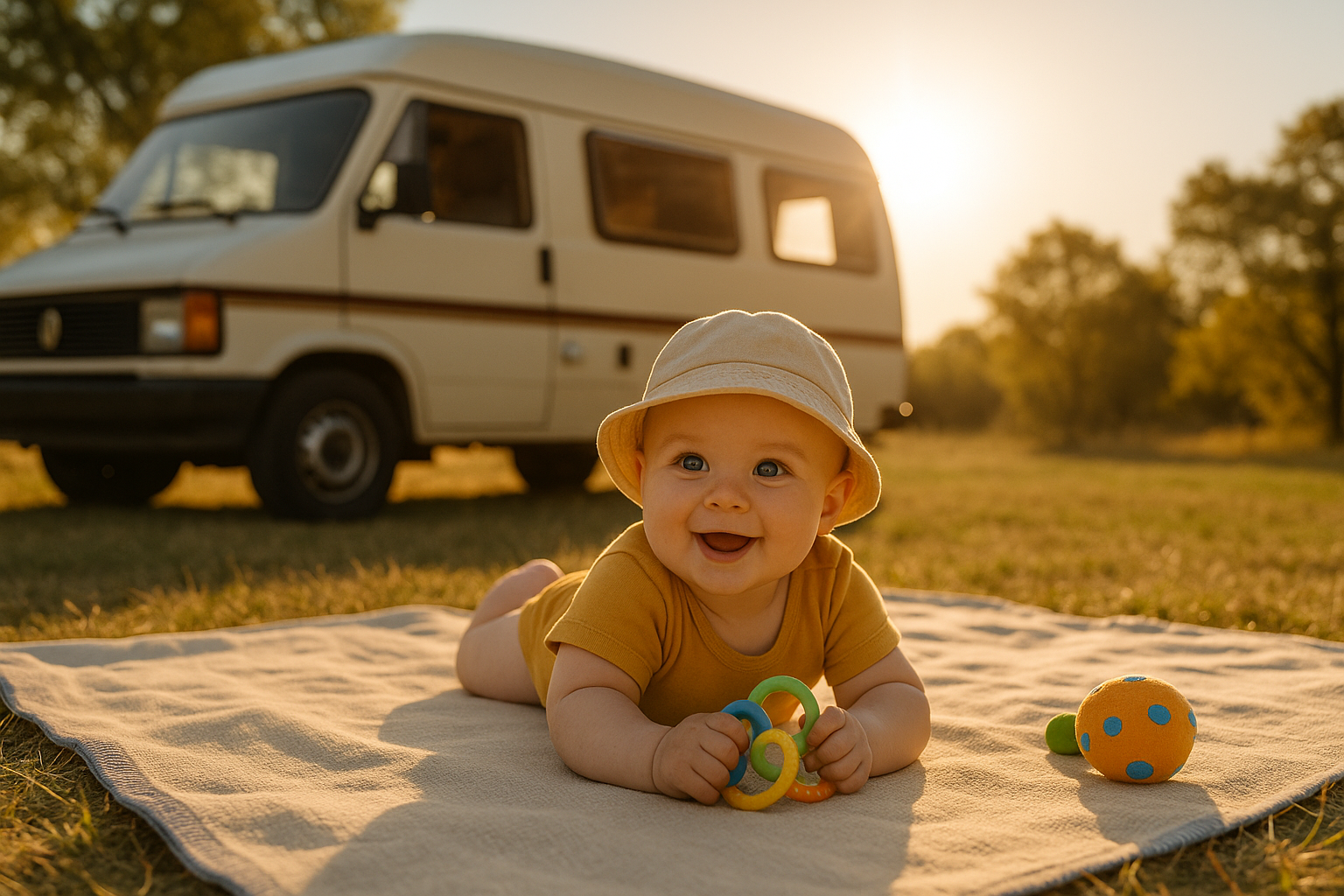 op vakantie met een baby