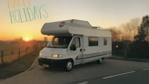 afbeelding van een camper