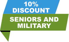 10% Discount Seniors And Military