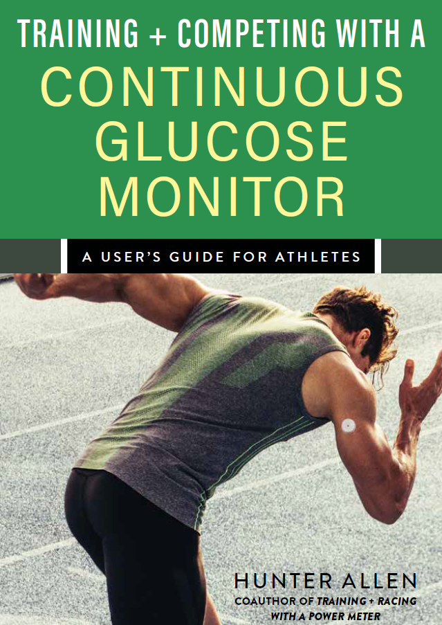 Cover of Training and Competing with a continuous glucose monitor book