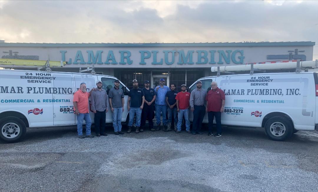 Fitting Repair With Wrench — Corpus Christi, TX — Lamar Plumbing Inc