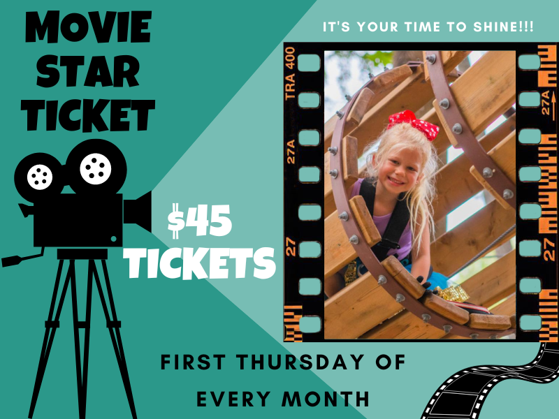 Graphic for $45  Movie Star Tickets