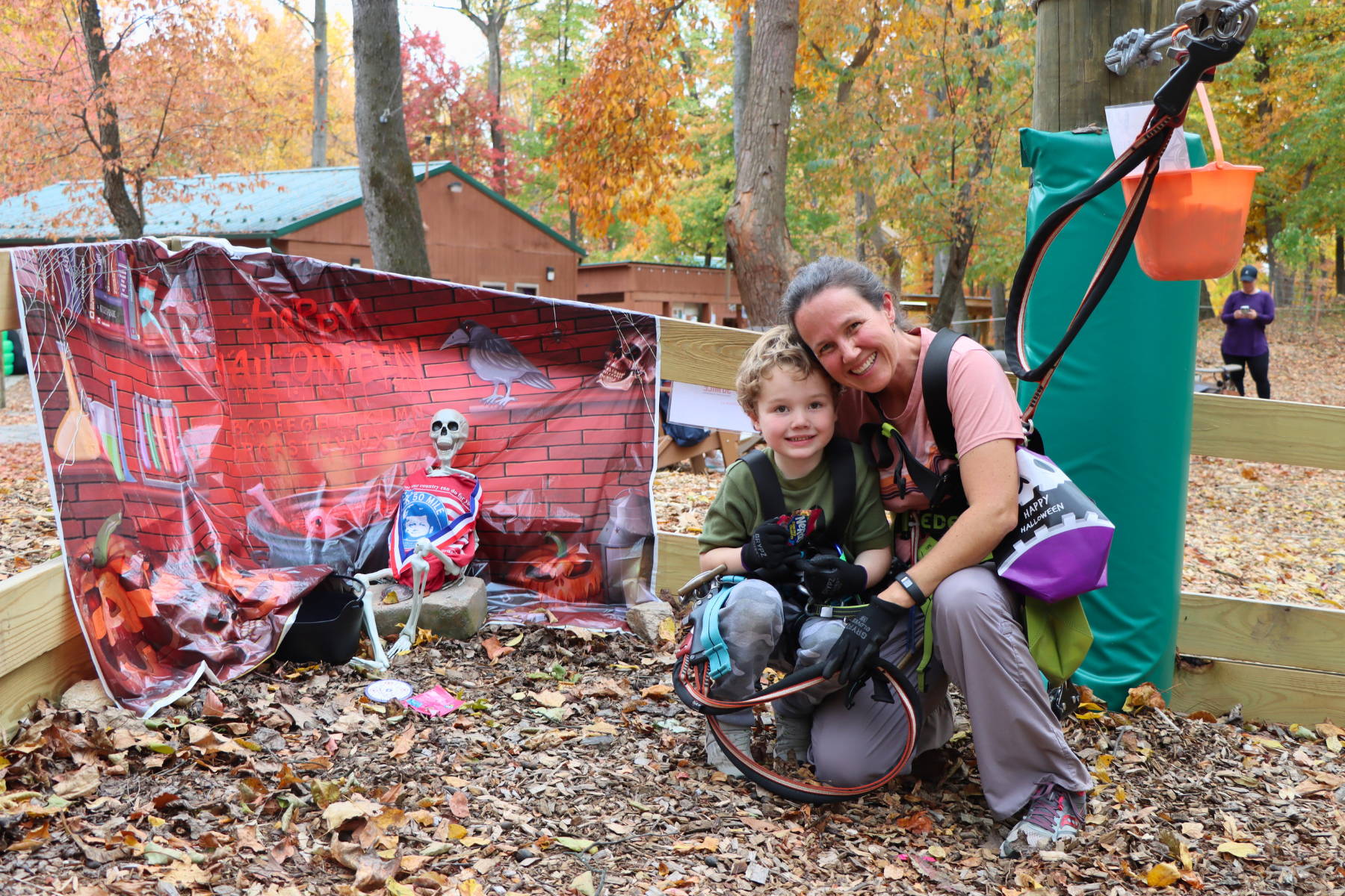 Halloween at Tree Trekkers high ropes and zipline park