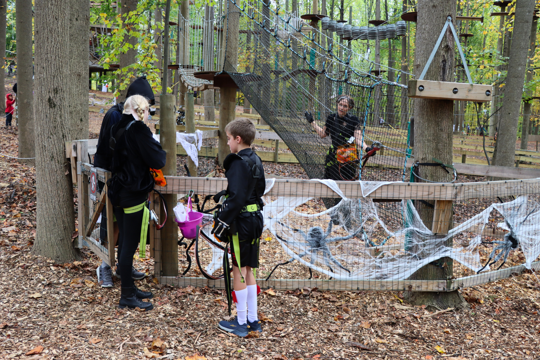 Halloween at Tree Trekkers high ropes and zipline park