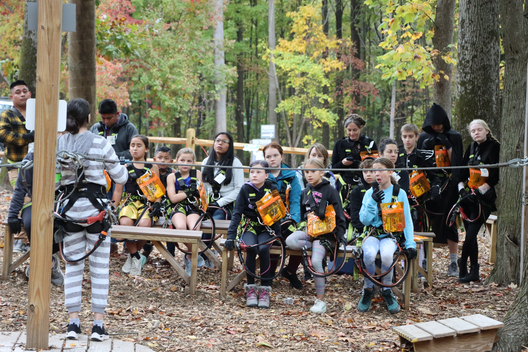 Halloween at Tree Trekkers high ropes and zipline park