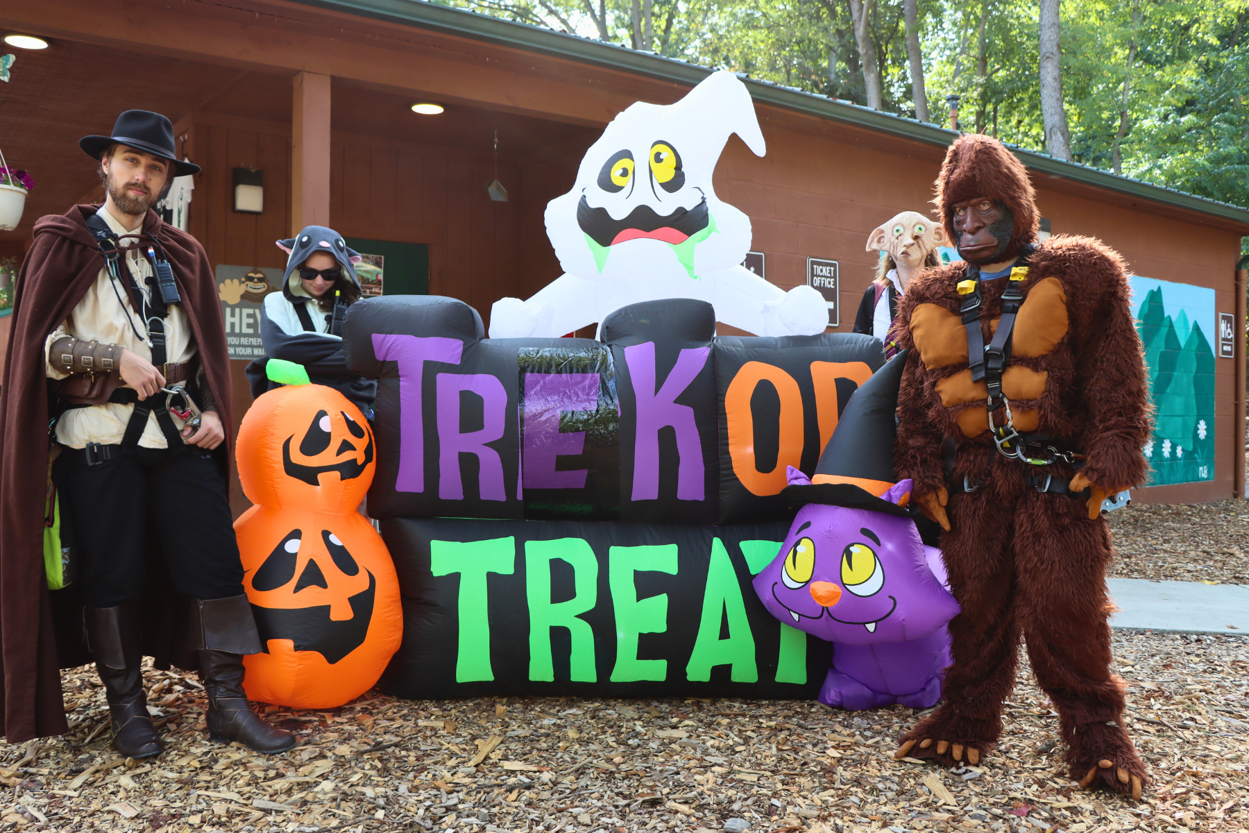 Halloween at Tree Trekkers high ropes and zipline park