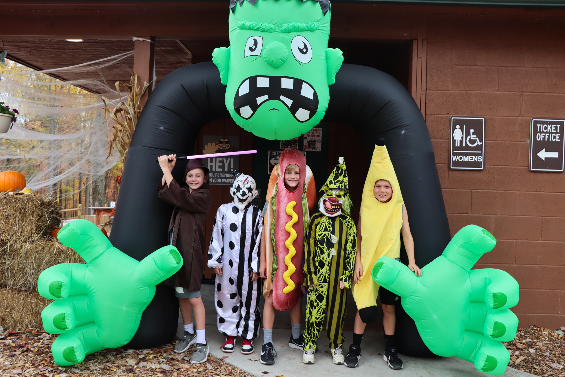 Halloween at Tree Trekkers high ropes and zipline park